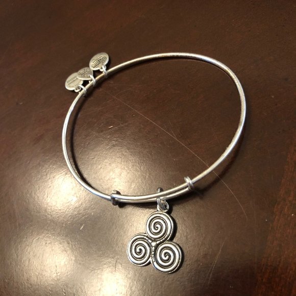 Alex and Ani Jewelry - Alex and Ani Triskelion Charm Bracelet - Silver